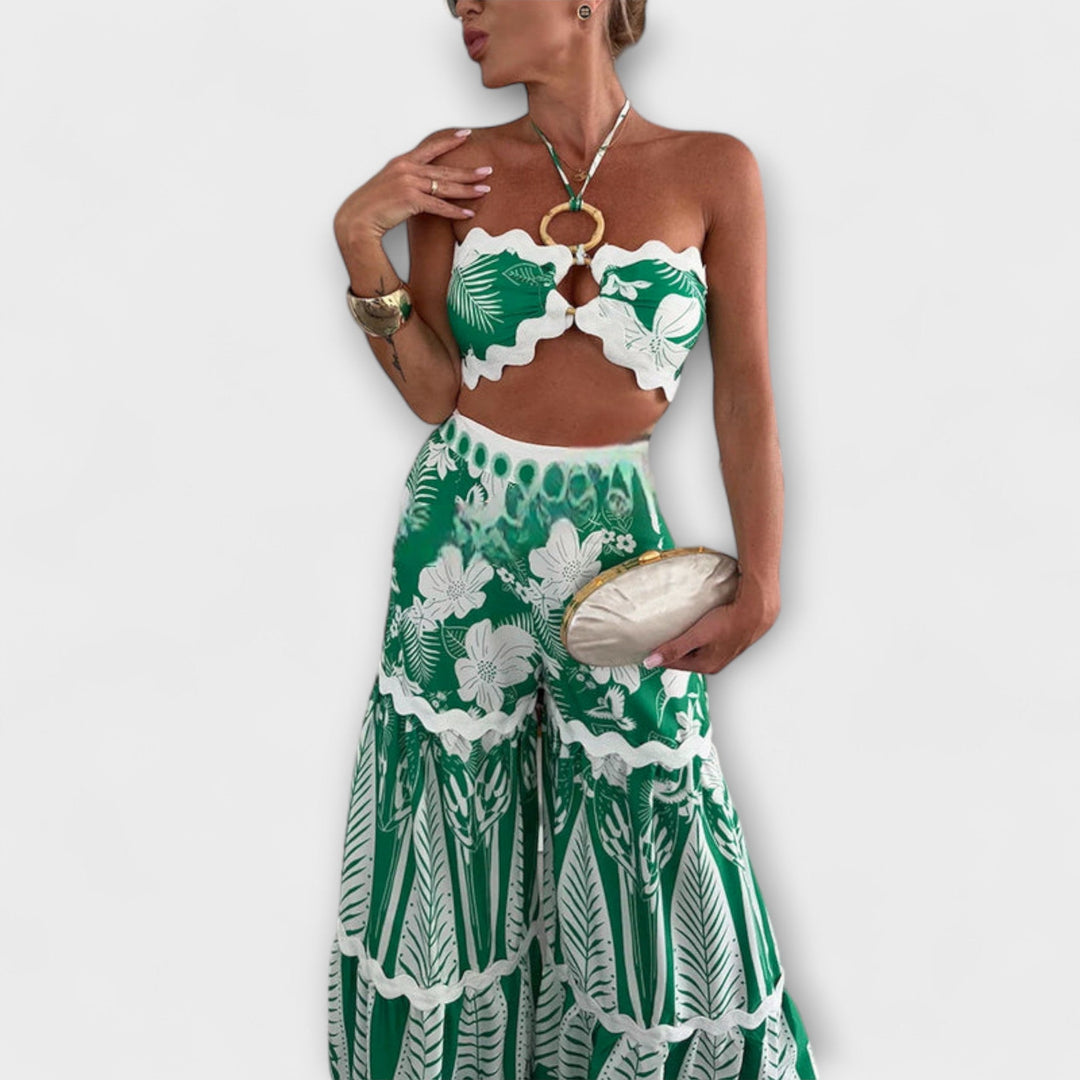 Zella – sada prstenů Cassie Ric Rac Trim Halter