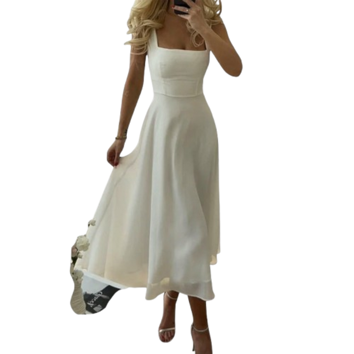 Elegantní šaty bez rukávů