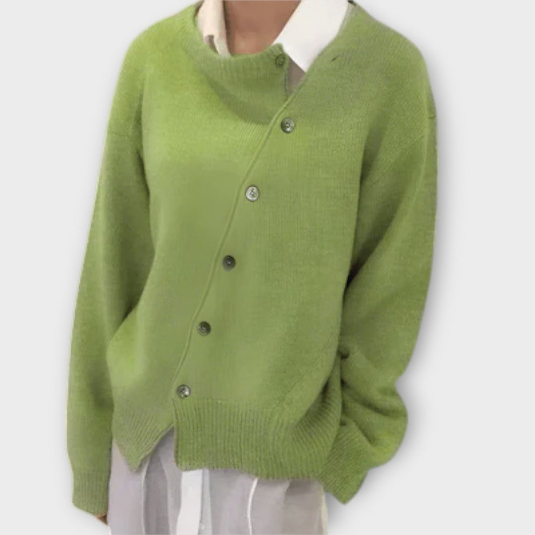 Cathy – Ležérní dámský cardigan s knoflíky