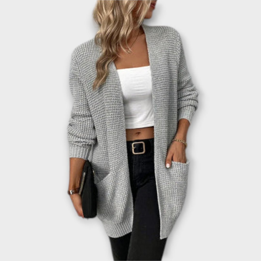 Nancy – Ležérní dámský cardigan s kapsami