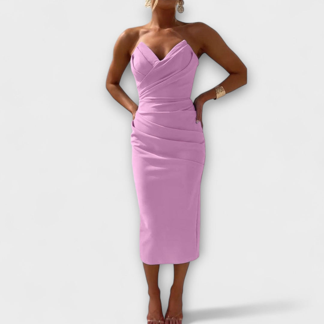Milly – Elegantní šaty bez ramínek
