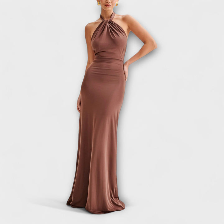 Lagune - Slinky Halter Maxi šaty