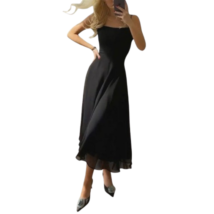 Elegantní šaty bez rukávů