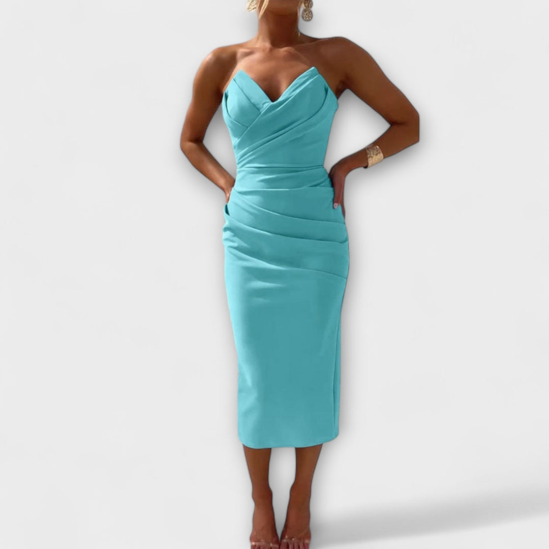 Milly – Elegantní šaty bez ramínek