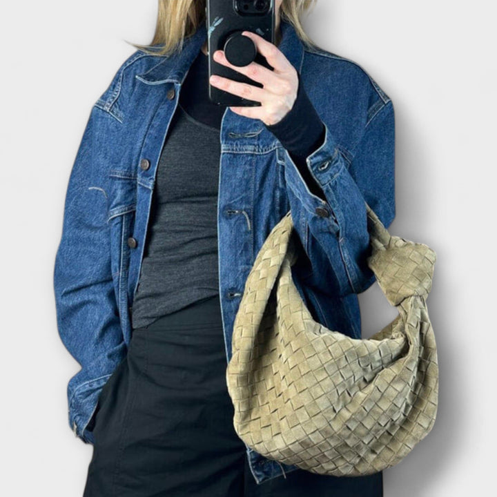 Cécile – Velká pletená dámská kabelka