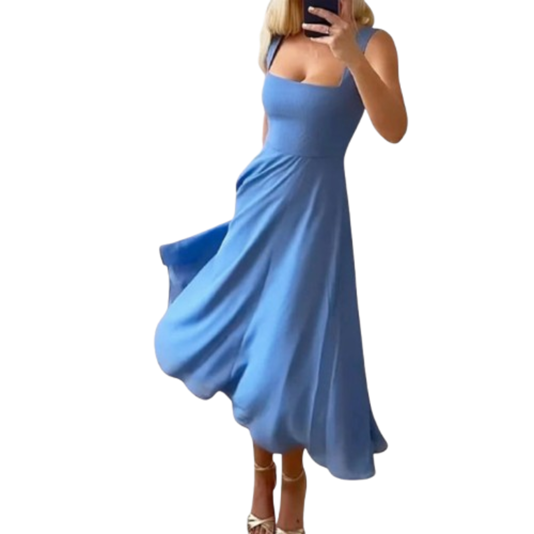 Elegantní šaty bez rukávů