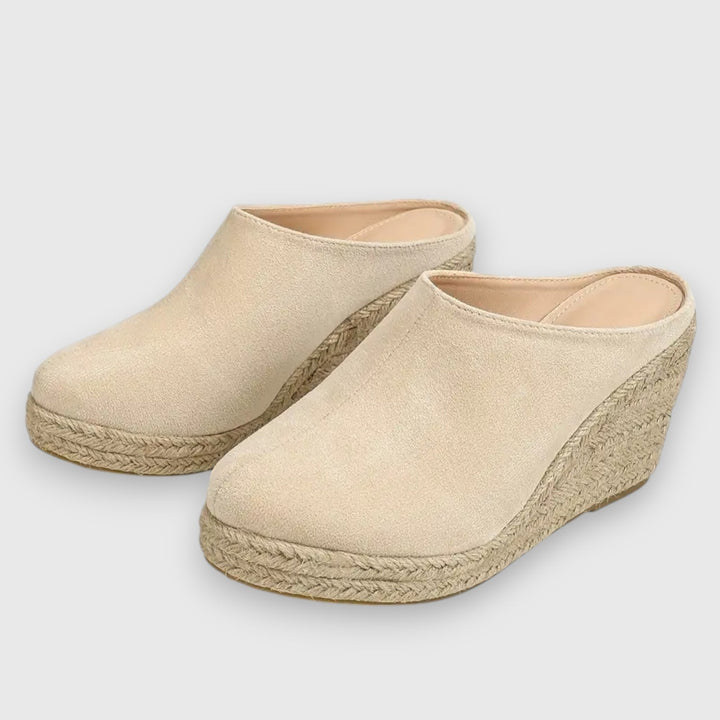 Sienna – Espadrilové sandály na klínovém podpatku