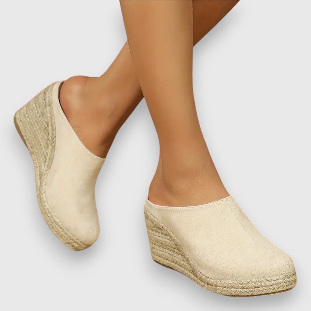 Sienna – Espadrilové sandály na klínovém podpatku