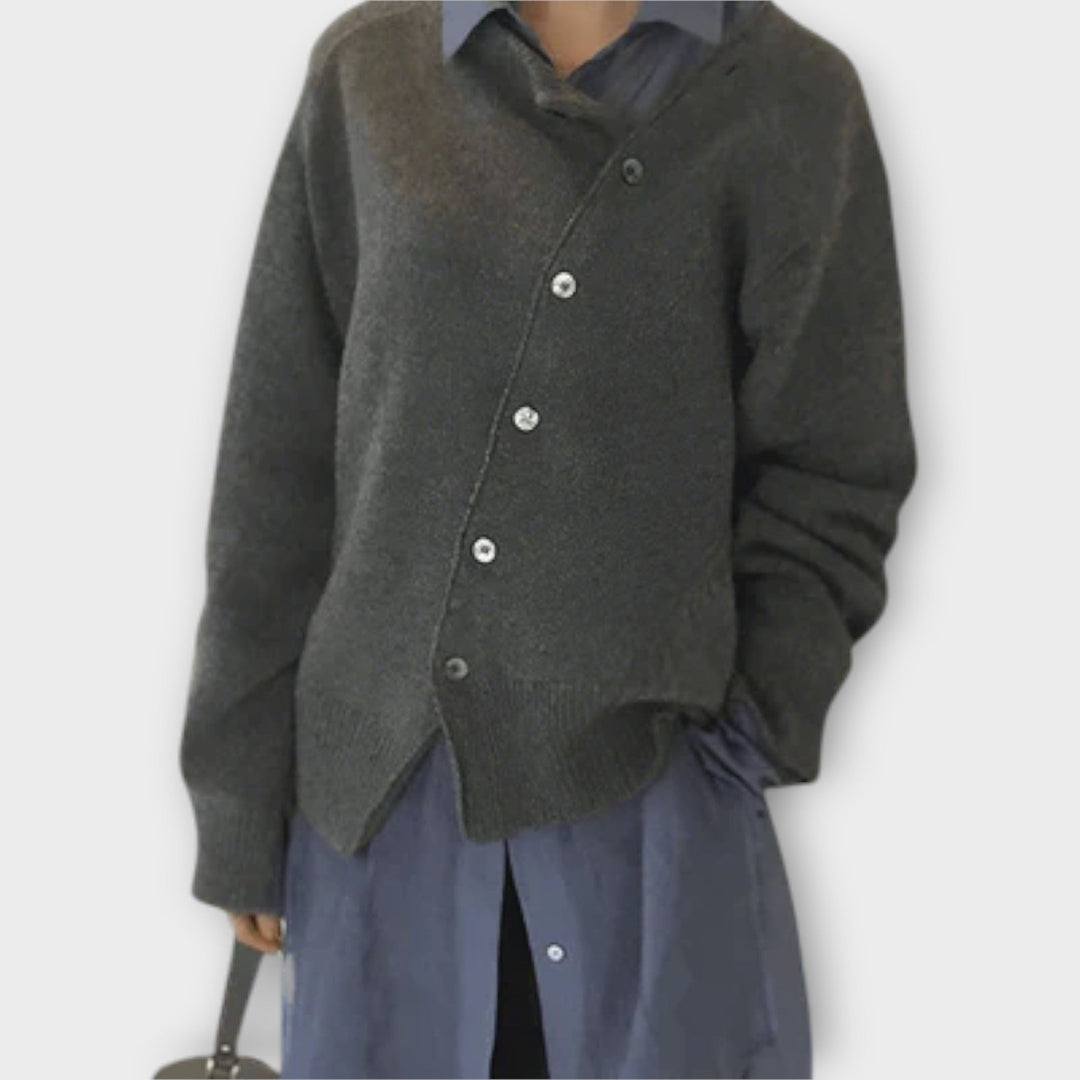 Cathy – Ležérní dámský cardigan s knoflíky