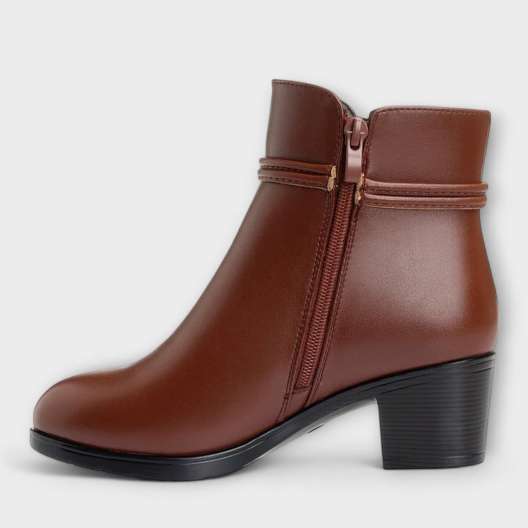 Frederika – Elegantní zimní kozačky na zip