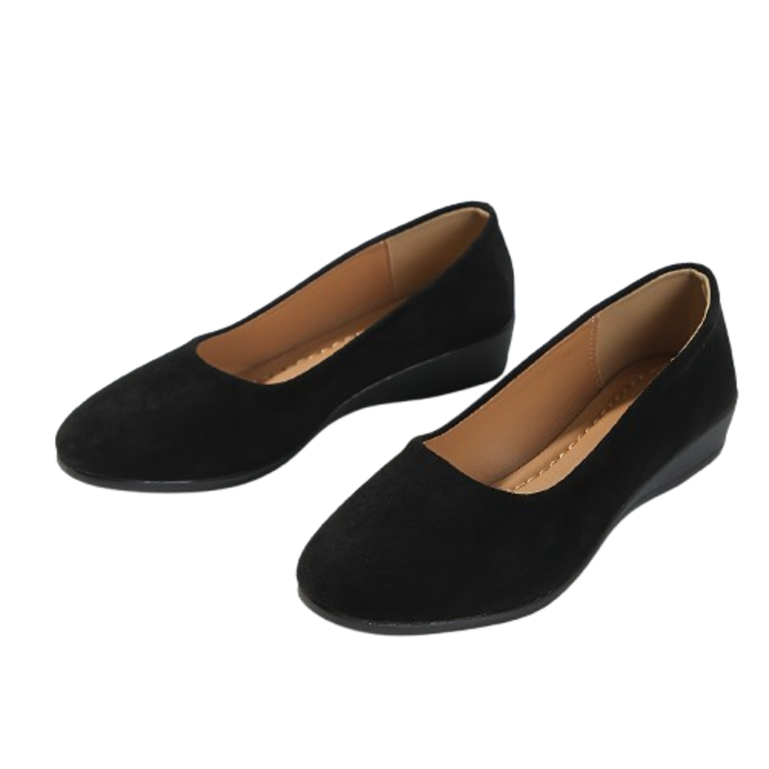 Éliane – Pohodlné baleríny na klínovém podpatku