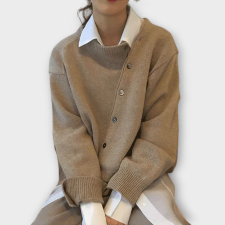 Cathy – Ležérní dámský cardigan s knoflíky