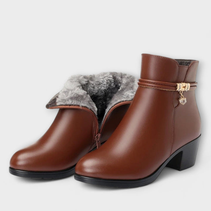 Frederika – Elegantní zimní kozačky na zip