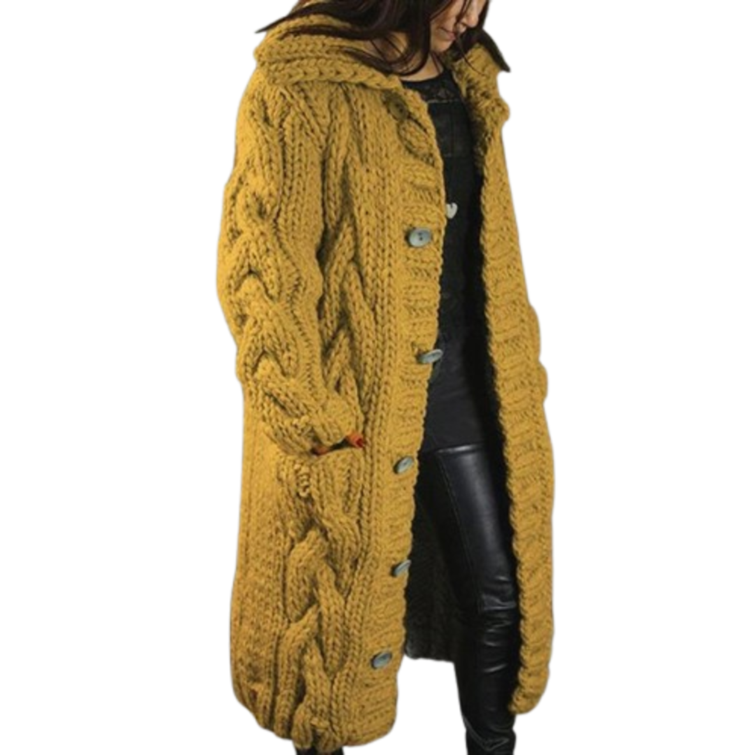 KARINA – Elegantní pohodlný kabát s krytím bříška