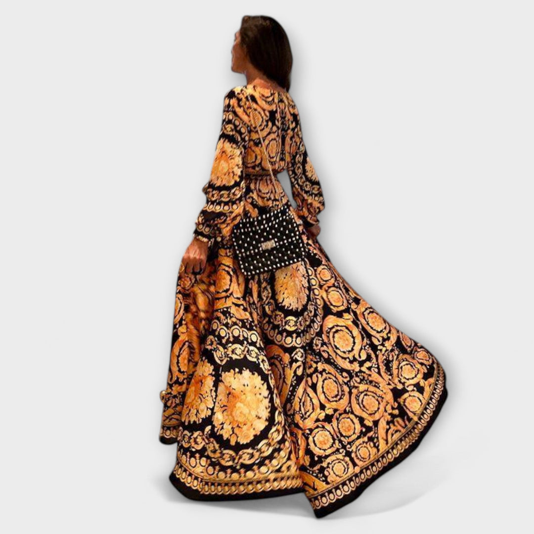 Zavinovací šaty – Boho dámské šaty s rozparkem