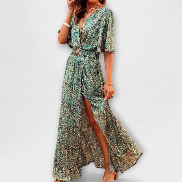 Sabrina - Dlouhé letní šaty v boho stylu