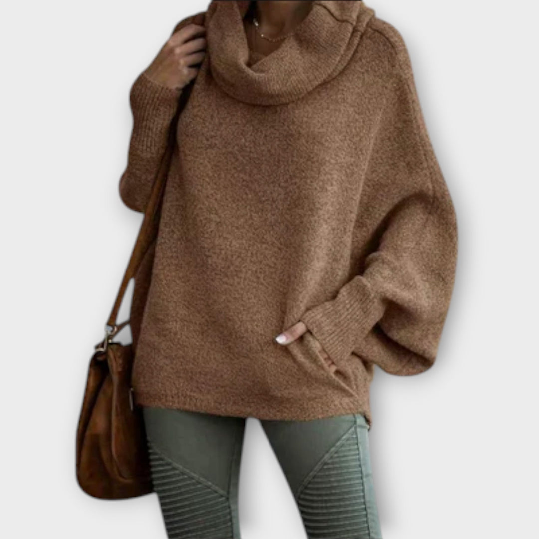 Ulrike – Elegantní dámský svetr v designu želvoviny