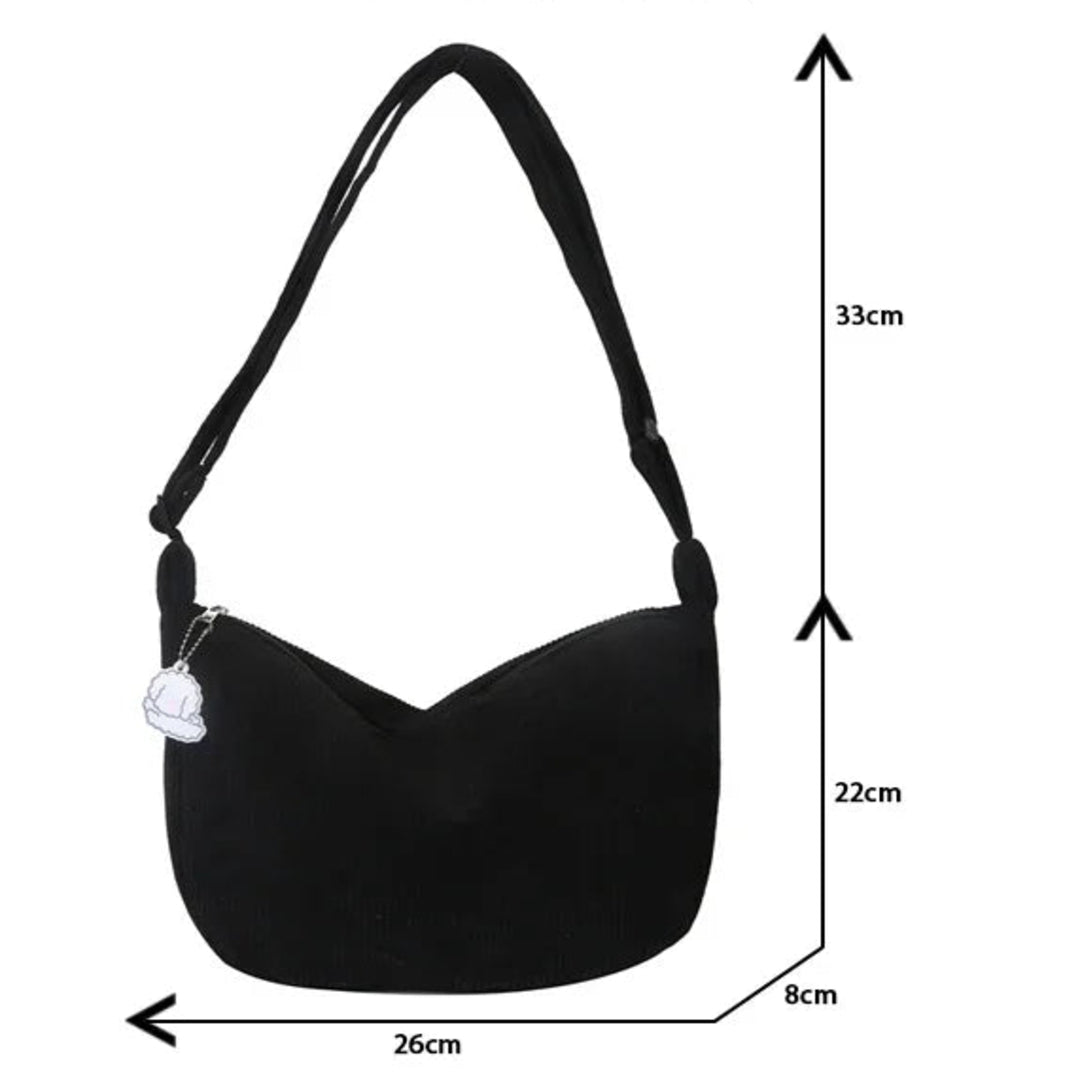 Cécile – Dámské cordurové tašky přes rameno