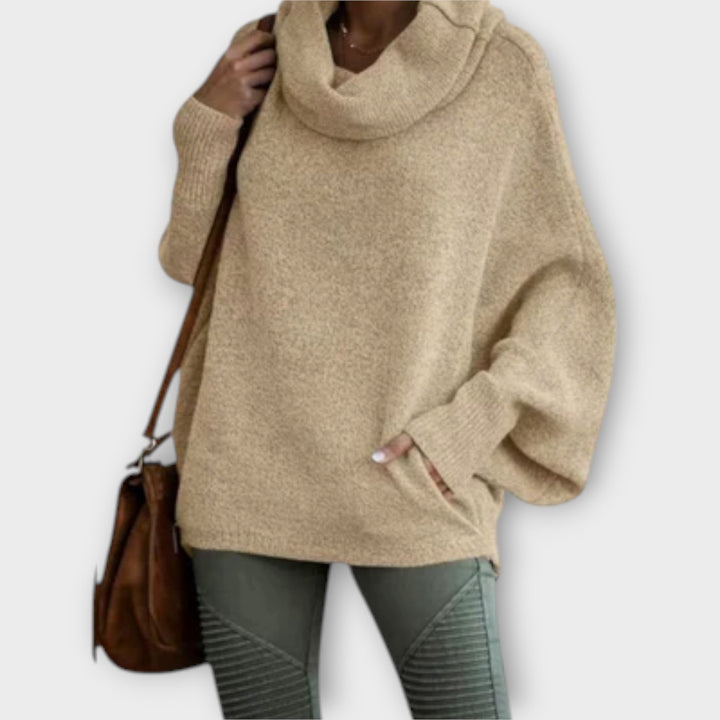 Ulrike – Elegantní dámský svetr v designu želvoviny