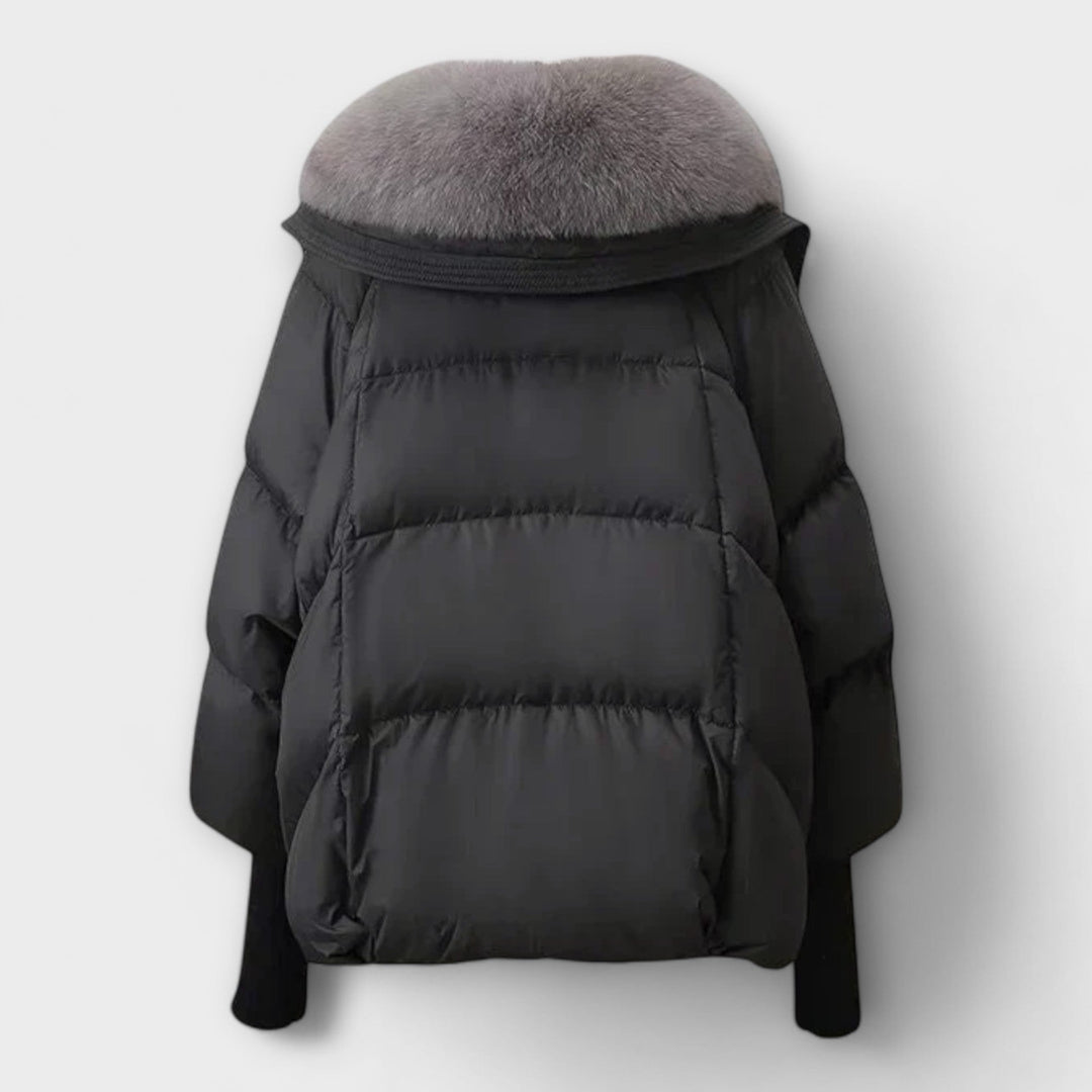 Lucyna – Elegantní bunda s kožešinou