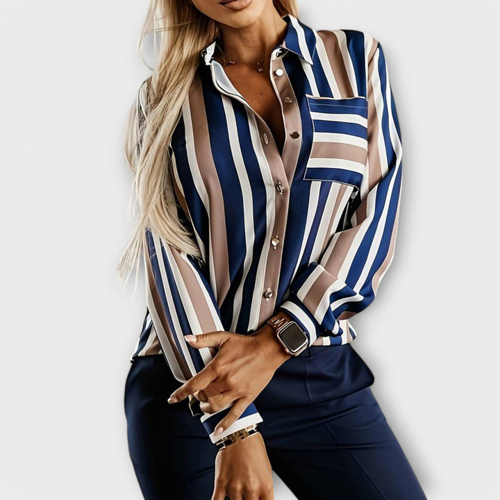 Emily – Ležérní a klidná pruhovaná halenka