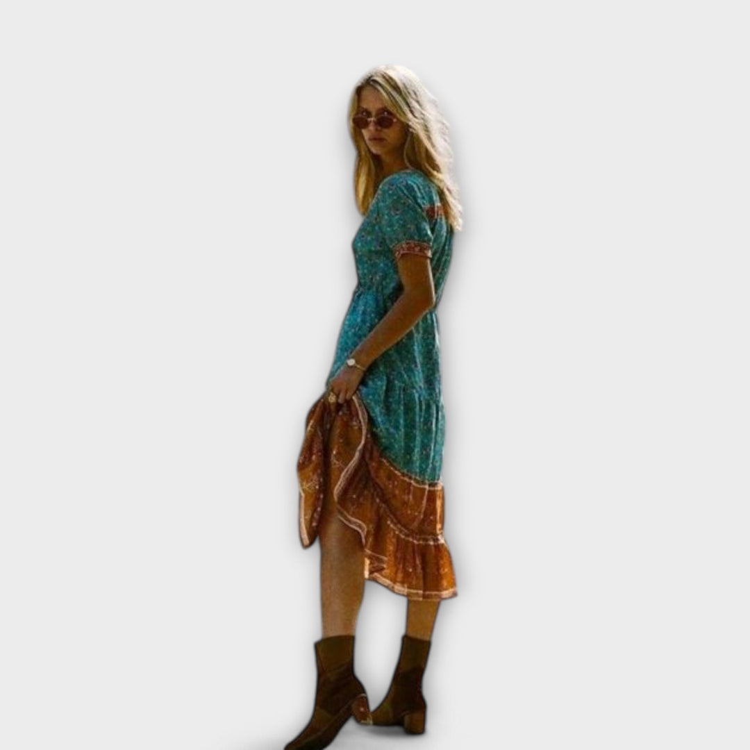 Ranya - Boho midi šaty