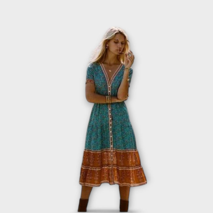 Ranya - Boho midi šaty