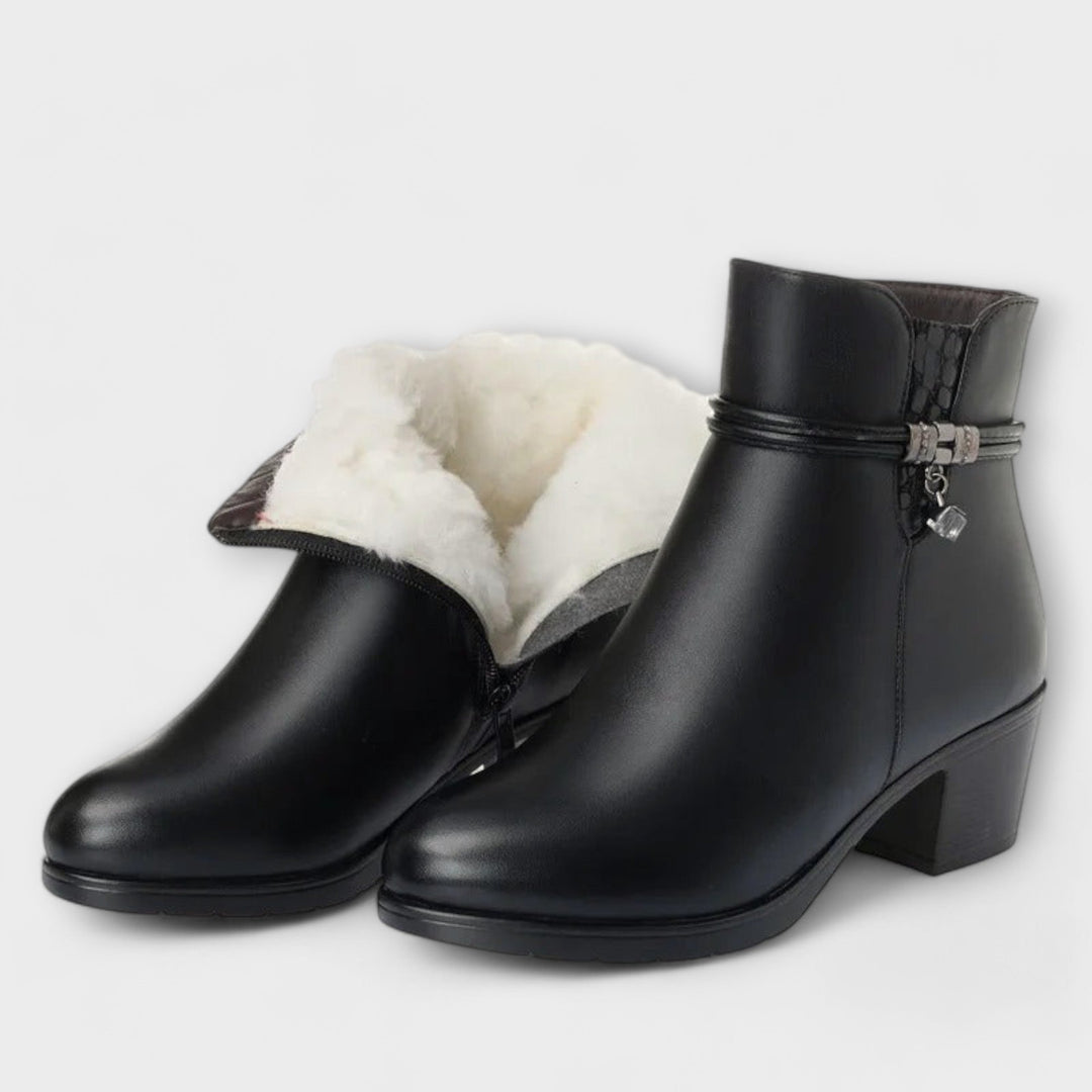 Frederika – Elegantní zimní kozačky na zip