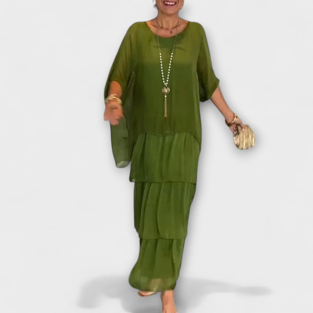 Evelyn - Elegantní šaty z šifonu