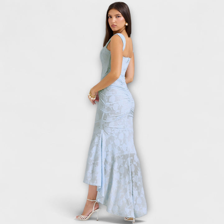 Renske - Dlouhé šaty s elegantním a rafinovaným korzetem