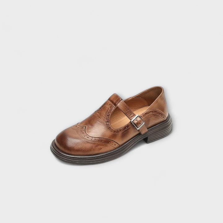 Isla – elegantní kožené boty typu Mary Jane