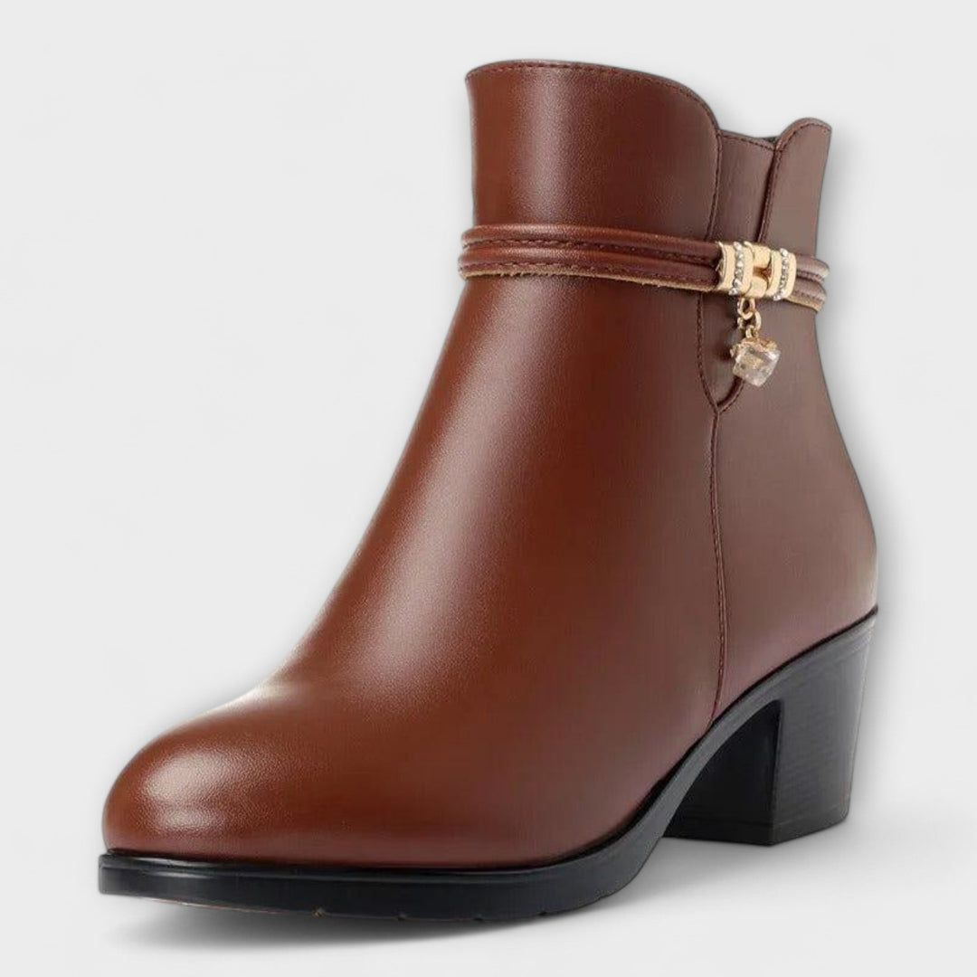 Frederika – Elegantní zimní kozačky na zip