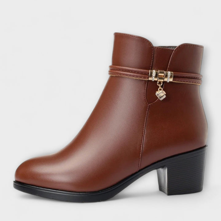 Frederika – Elegantní zimní kozačky na zip