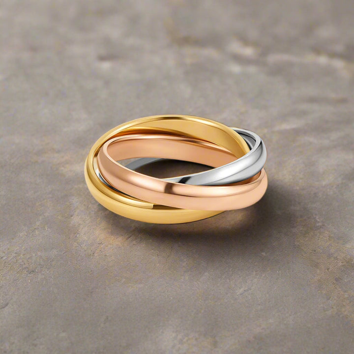 Prsten Tri-Color Loop