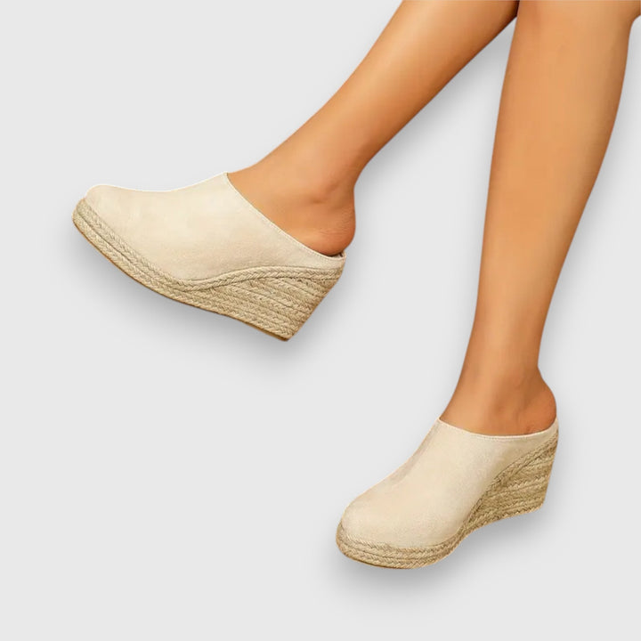 Sienna – Espadrilové sandály na klínovém podpatku