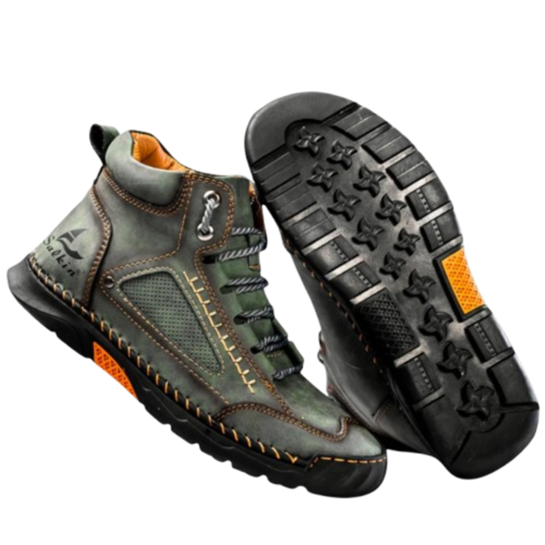 Savrani - Vysoké kožené boty