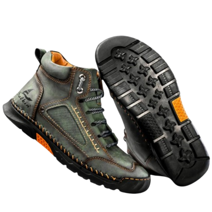 Savrani - Vysoké kožené boty