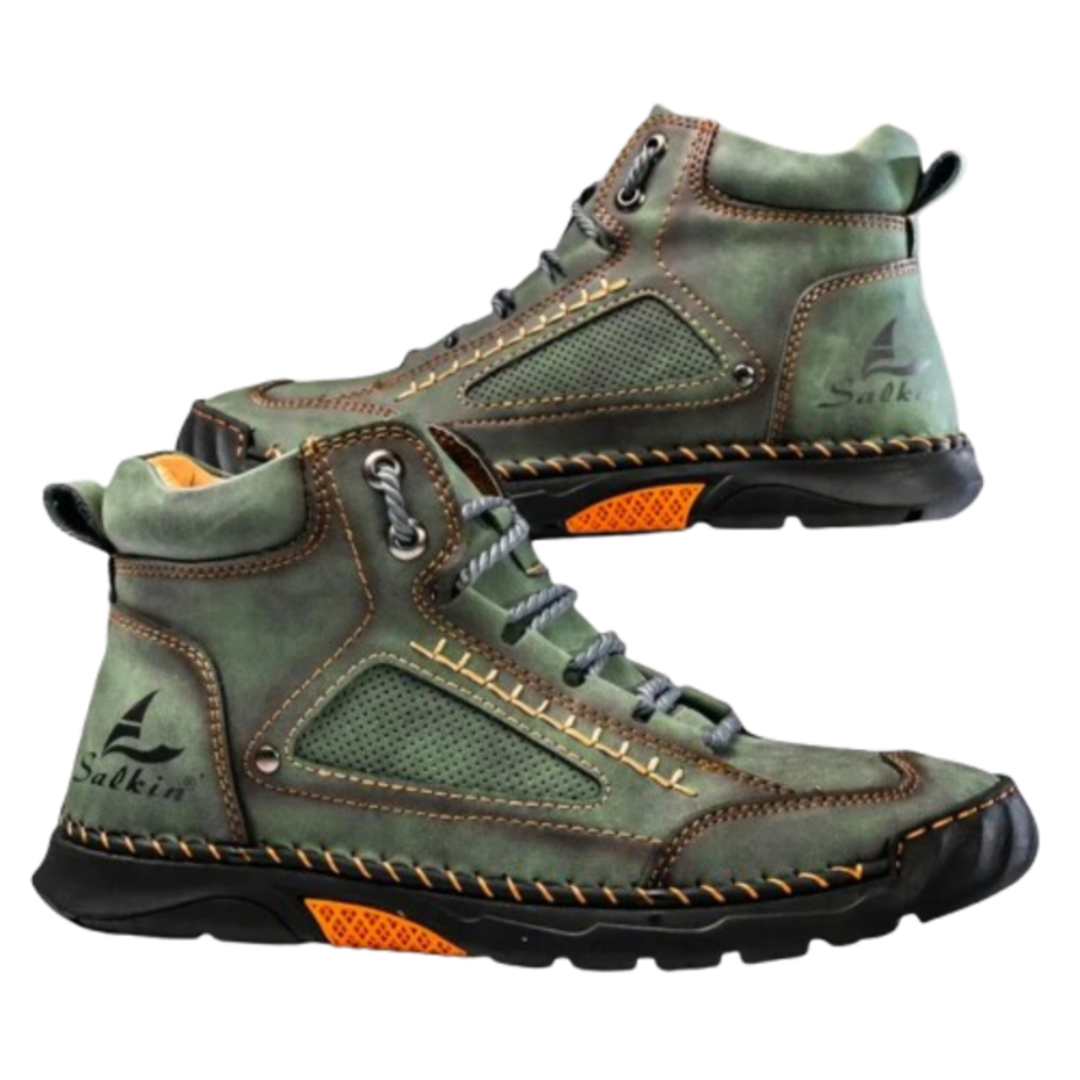 Savrani - Vysoké kožené boty