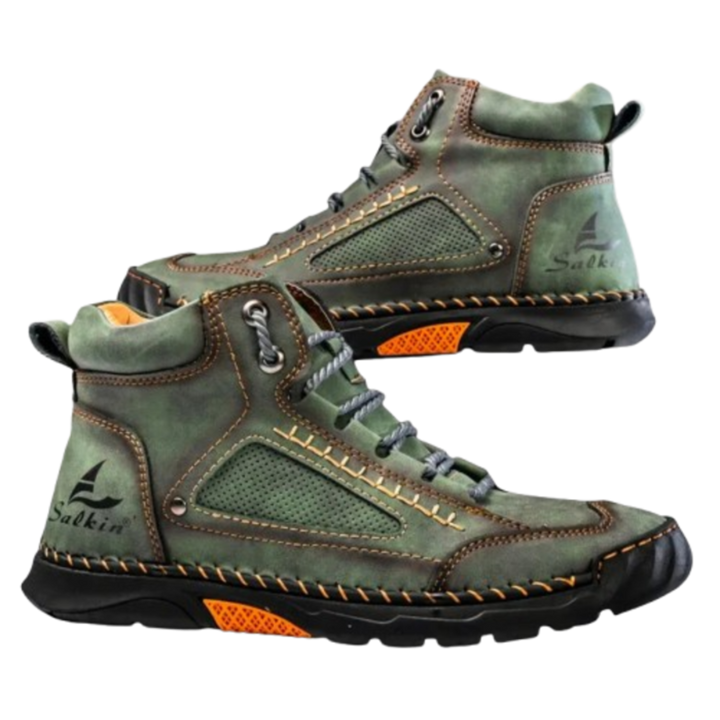 Savrani - Vysoké kožené boty