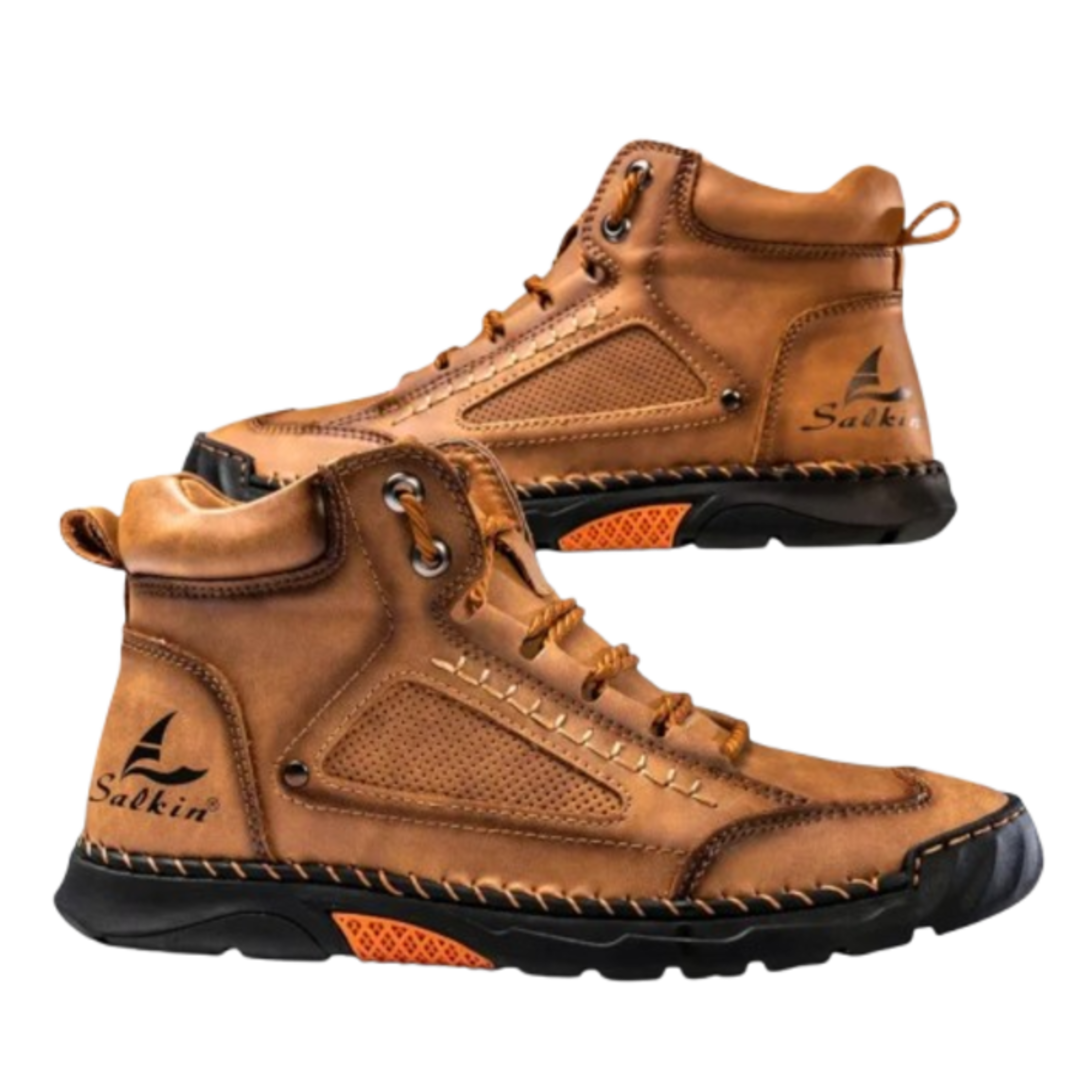 Savrani - Vysoké kožené boty