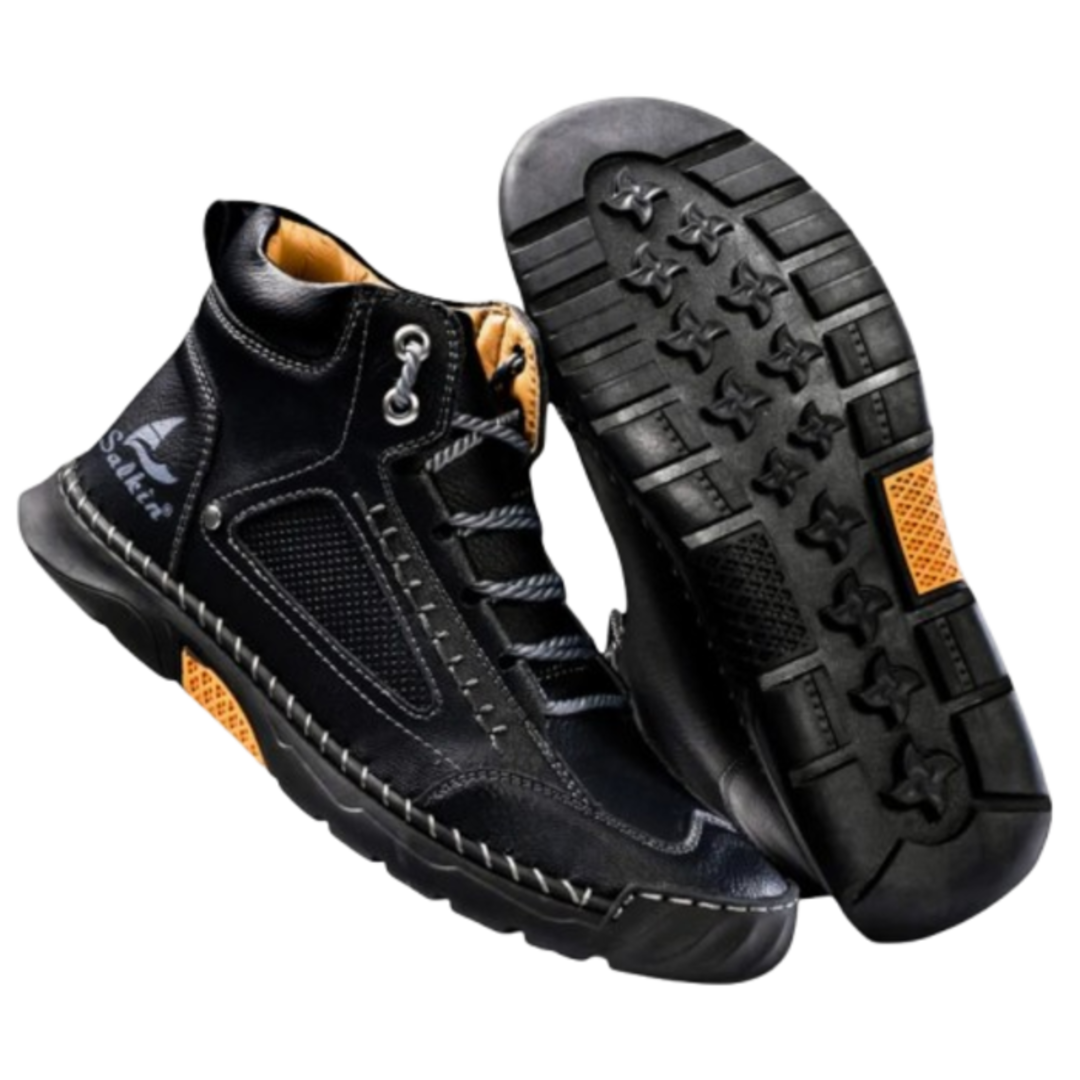 Savrani - Vysoké kožené boty