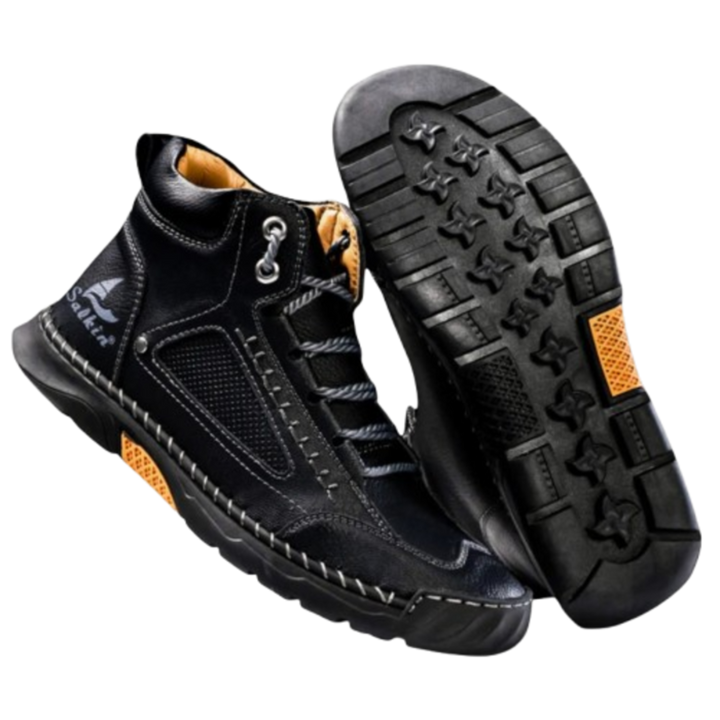 Savrani - Vysoké kožené boty