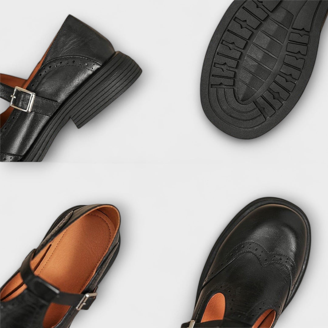 Isla – elegantní kožené boty typu Mary Jane