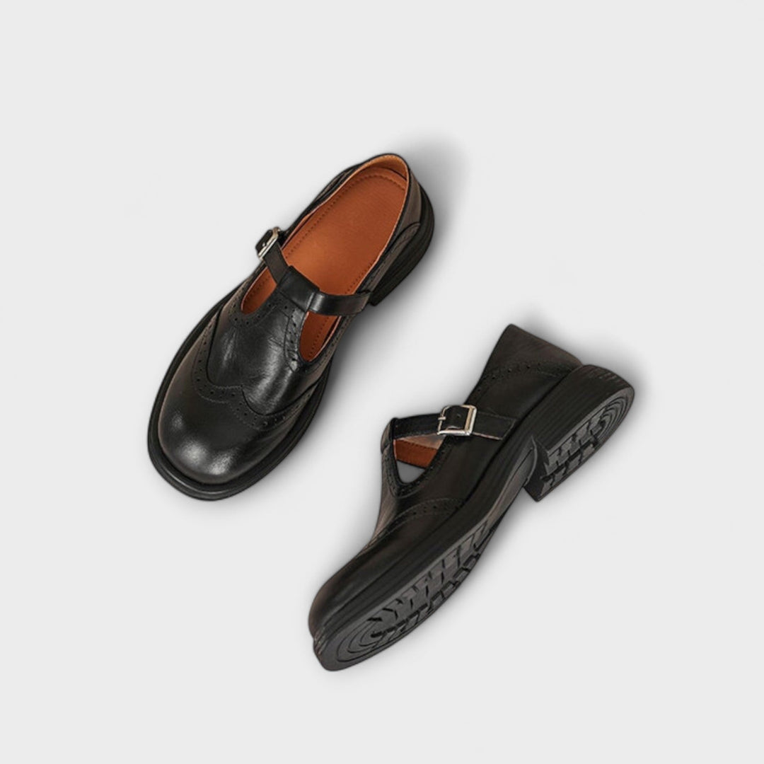 Isla – elegantní kožené boty typu Mary Jane